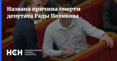 Названа причина смерти депутата Рады Полякова
