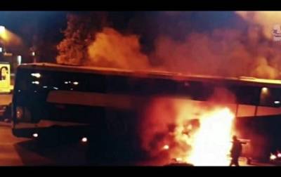 В Польше загорелся автобус с украинцами