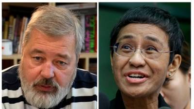 Главный редактор «Новой газеты» и журналистка из Филиппин стали лауреатами Нобелевской премии мира
