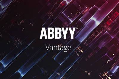 ABBYY Vantage - революционирует рынок Data Capture!