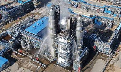 На заводе «Газпрома» в Амурской области произошел взрыв с возгоранием
