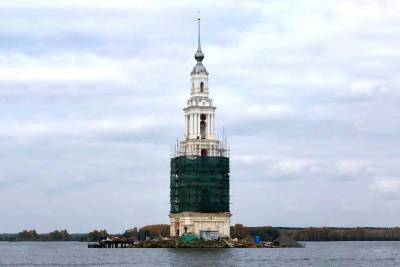 В Тверской области завершается реставрация Калязинской колокольни