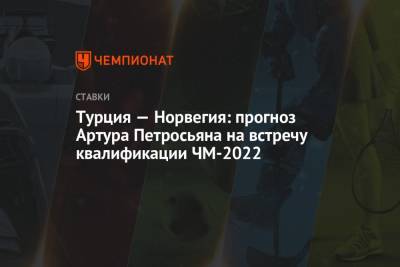 Турция — Норвегия: прогноз Артура Петросьяна на встречу квалификации ЧМ-2022