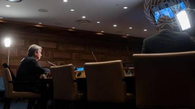 Генсек ООН поздравил Муратова и Рессу с присуждением Нобелевской премии мира