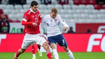 Сборная России обыграла Словакию в отборочном матче ЧМ-2022