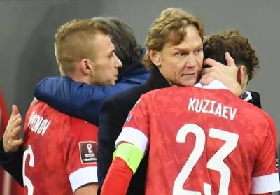 Сборная России обыграла Словакию в матче отборочного турнира на ЧМ-2022