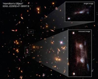 На расстоянии 7 миллиардов световых лет: ученые показали далекие галактики, которые запечатлел Hubble (Фото)