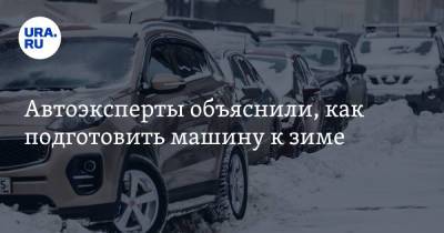 Петр Шкуматов - Автоэксперты объяснили, как подготовить машину к зиме - ura.news