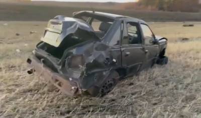 В Башкирии водитель иномарки не справился с управлением и погиб