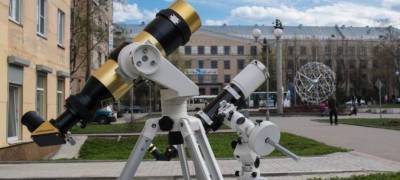 Клуб любителей астрономии ПетрГУ приглашает жителей Петрозаводска