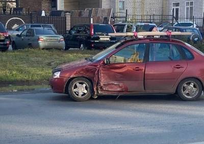 На улице Большой произошло массовое ДТП, пострадала женщина