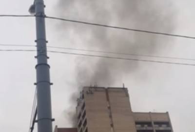 На юге Петербурга произошел пожар в студенческом общежитии