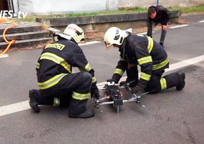 В Чехии разработали пожарный дрон нового типа: видео