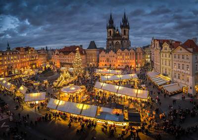 Рождественская ярмарка на Староместской площади Праги состоится