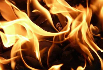 В Лужском районе 9 октября загорелась баня