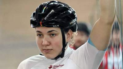 Тыщенко завоевала третью медаль на ЧЕ по велотреку