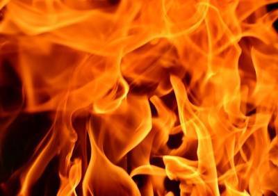 На пожаре в Спасском районе пострадал мужчина