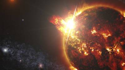 Астронавт сфотографировал последствия мощной вспышки на Солнце