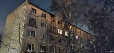 На юге Петербурга загорелась квартира с четырьмя детьми