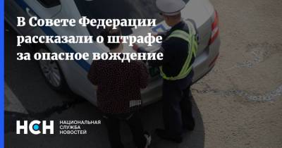 В Совете Федерации рассказали о штрафе за опасное вождение