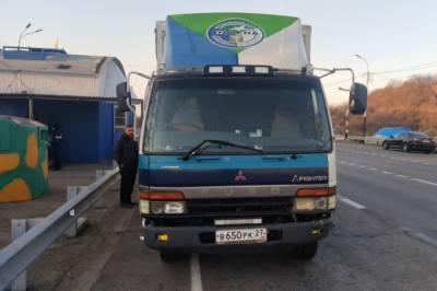 В Хабаровске задержали водителя грузовика с 12-ю коровами
