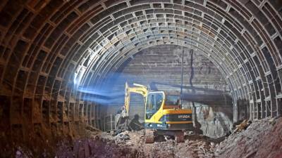 Бочкарёв: строительство восточного участка БКЛ метро завершено на 55%
