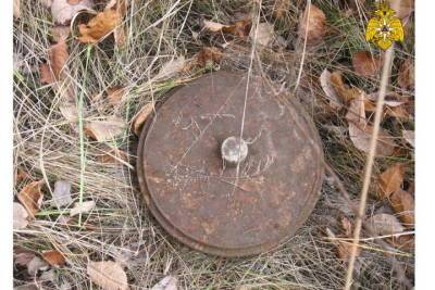 На Брянщине нашли противотанковую мину