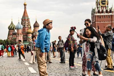 Расходы иностранных туристов в России составляют менее $900