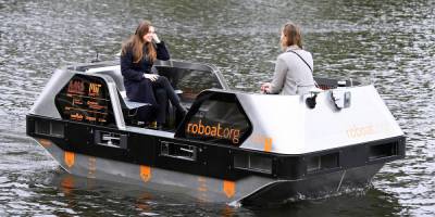 В Амстердаме появилось первое в мире беспилотное водное такси