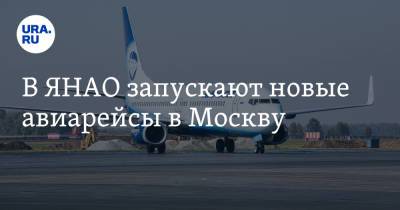 В ЯНАО запускают новые авиарейсы в Москву