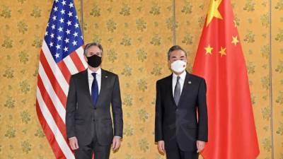Глава МИД Китая Ван И провел переговоры с Госсекретарем США Энтони Блинкеном