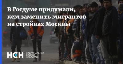 В Госдуме придумали, кем заменить мигрантов на стройках Москвы