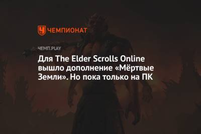 Для The Elder Scrolls Online вышло дополнение «Мёртвые Земли». Но пока только на ПК