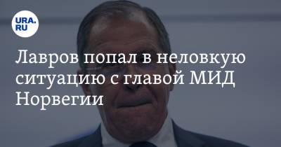 Лавров попал в неловкую ситуацию с главой МИД Норвегии