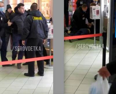 В Серове охрана торгового центра жестко задержала посетителя из-за конфликта по QR-кодам