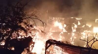 Пожар в Одессе в ночном клубе на пляже «Дельфин»