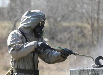 Горячим туманом начали бороться с коронавирусом в Ростовской области военные химики
