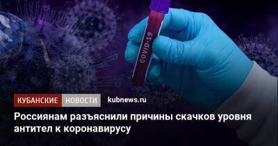 Россиянам разъяснили причины скачков уровня антител к коронавирусу