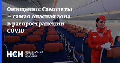 Онищенко: Самолеты – самая опасная зона в распространении COVID