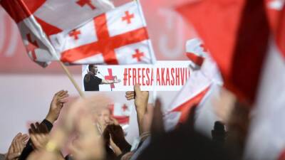 В Тбилиси 46 человек задержали на акциях в поддержку Саакашвили