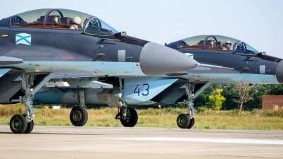 Истребители МиГ-29К завершили тренировки в Крыму