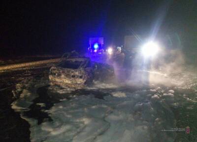 Три человека погибли в Волгоградской области в огненном ДТП с фурой