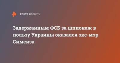 Задержанным ФСБ за шпионаж в пользу Украины оказался экс-мэр Симеиза