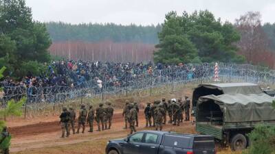 На Украине сообщили об отсутствии случаев перехода мигрантов из Белоруссии через границу