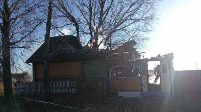 В Шкловском районе при пожаре погиб мужчина