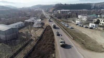 Российские миротворцы отметили первую годовщину ввода в зону конфликта в Нагорном Карабахе