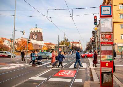 В Праге открыли долгожданный пешеходный переход