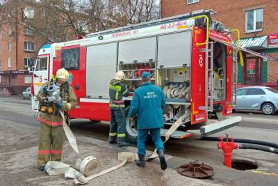 Смоленские пожарные провели внеплановые учения