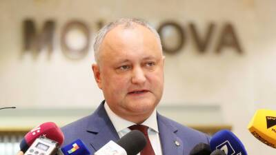 Додон призвал к досрочным выборам для вывода Молдавии из кризиса