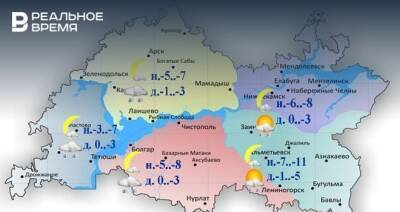 Сегодня в Татарстане ожидается мокрый снег и до -5 градусов